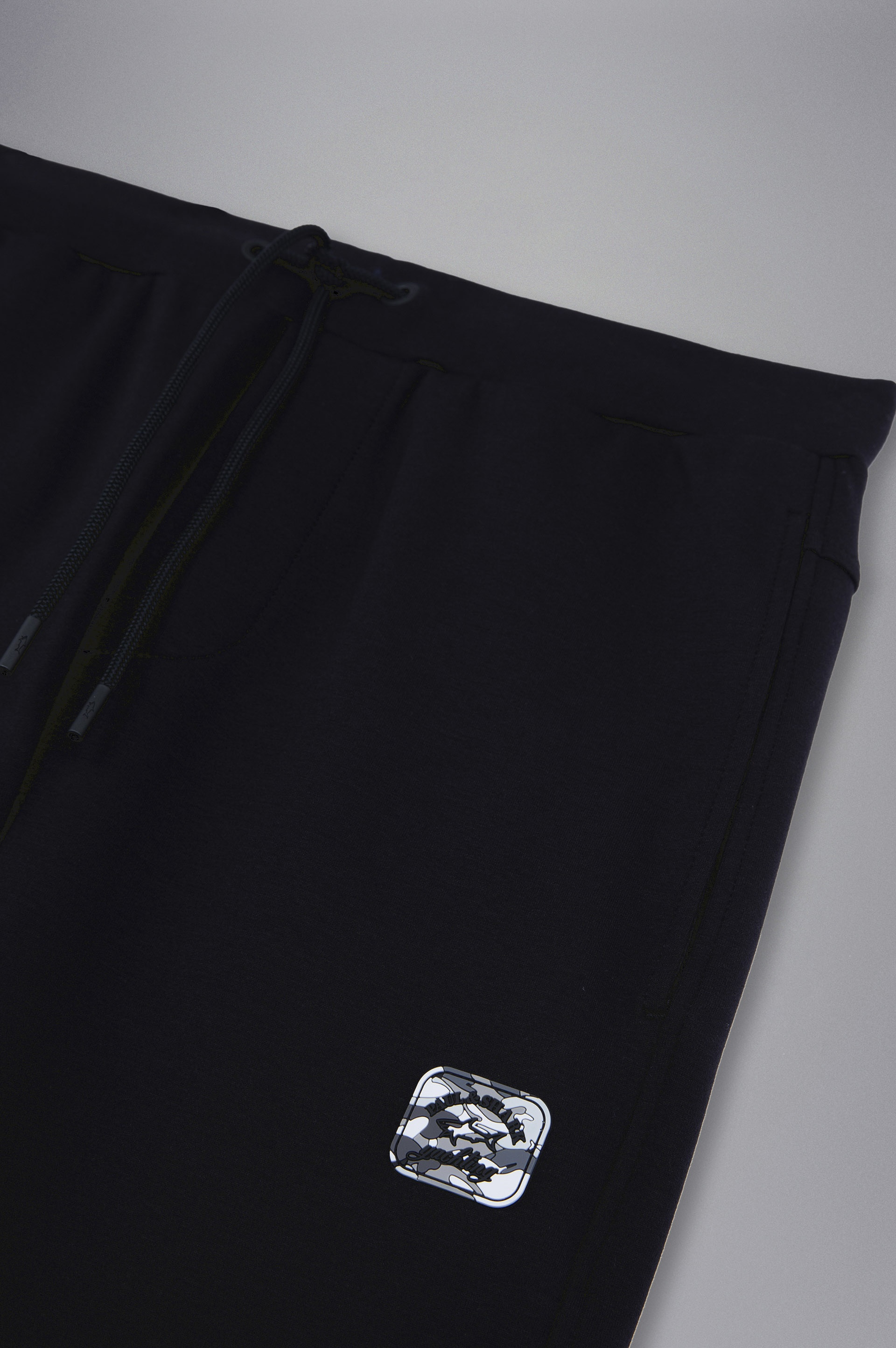 COTTON TRACKPANTS WITH CAMOUFLAGE BADGE - 5