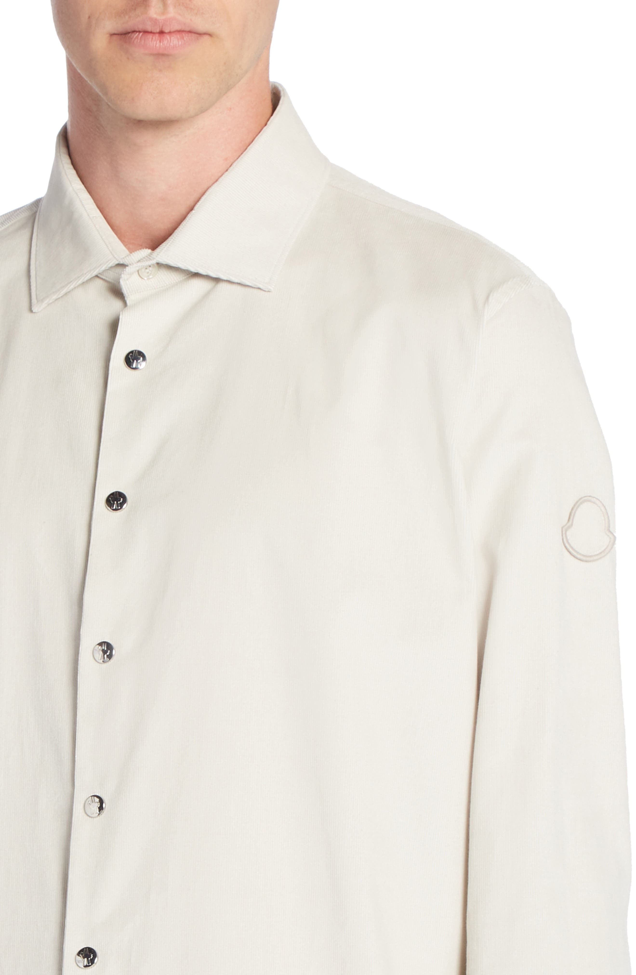 Cotton Corduroy Snap-Up Shirt - 5