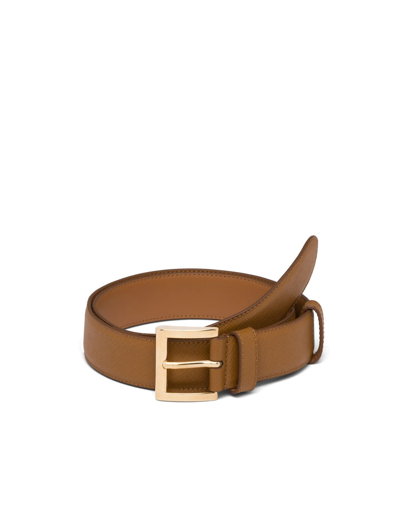 Saffiano Leather Belt 1