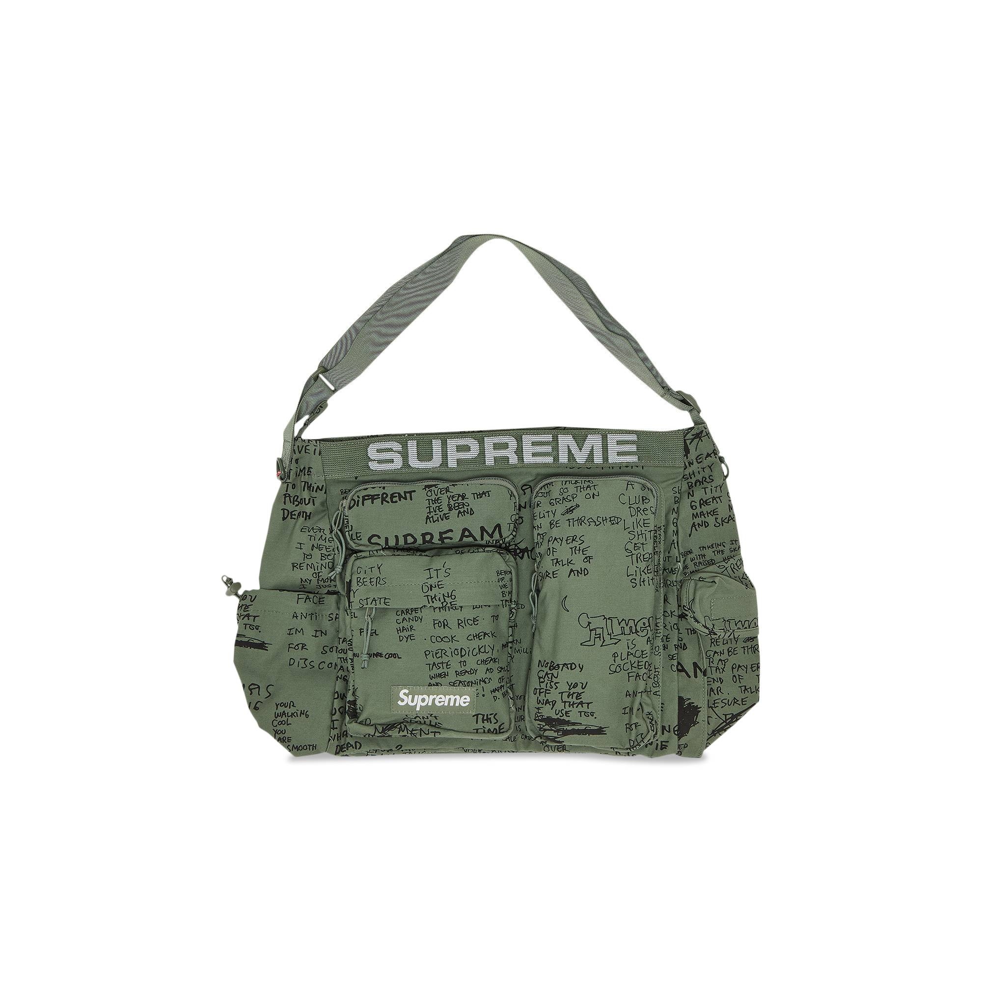 Supreme Supreme Field Messenger Bag 'Olive Gonz' | REVERSIBLE