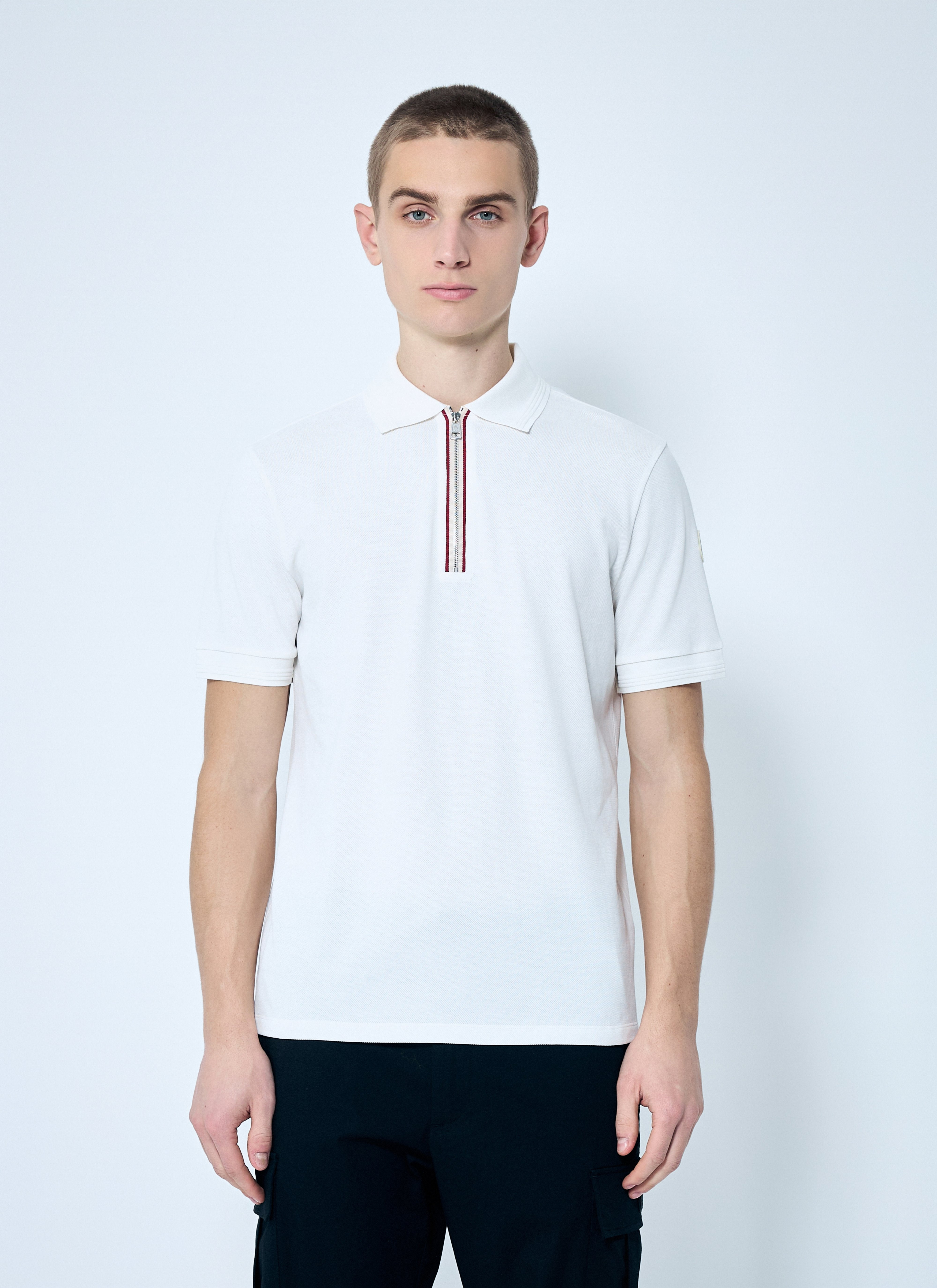 Moncler Men Half-Zip Polo Shirt - 1