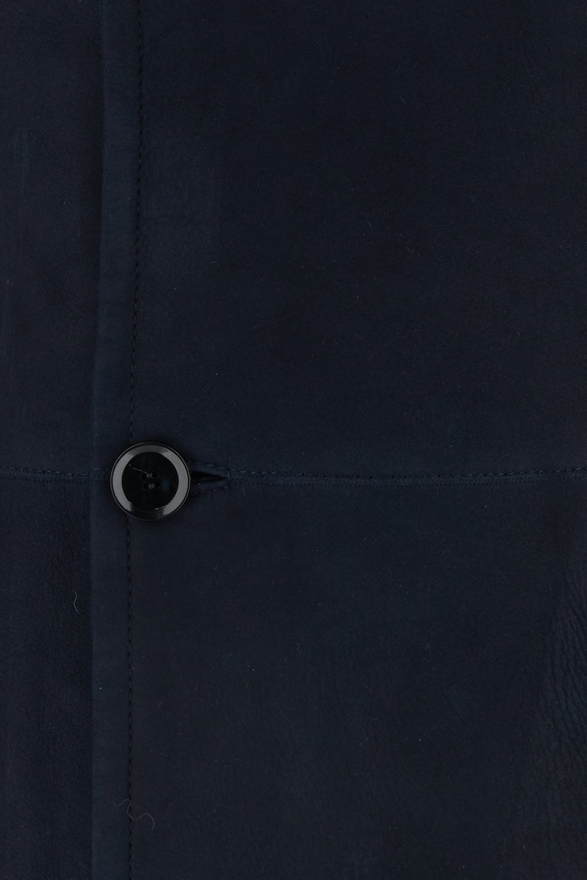 Midnight blue shearling coat - 3