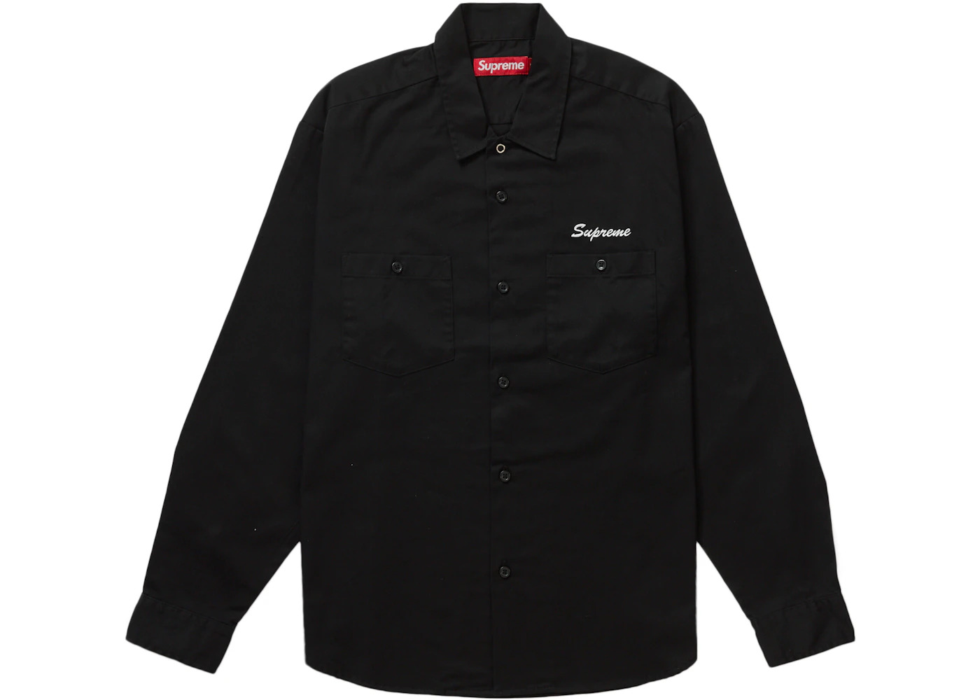 Supreme American Psycho Work Shirt Black - 2