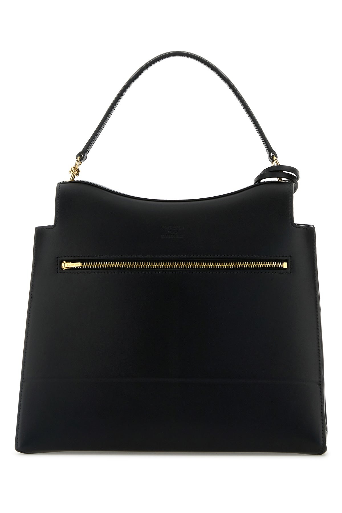 Black leather medium Nano handbag - 3