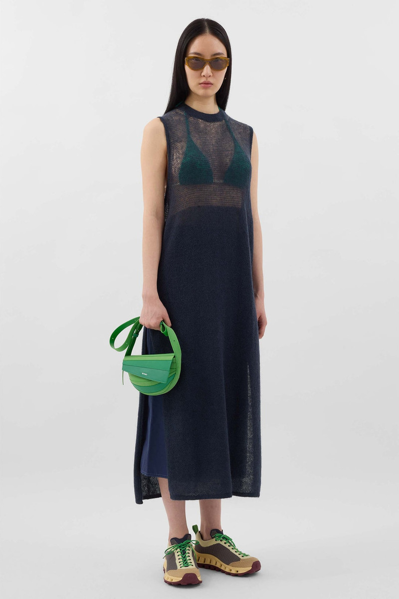 LONG VEST MOHAIR / deep blue 4