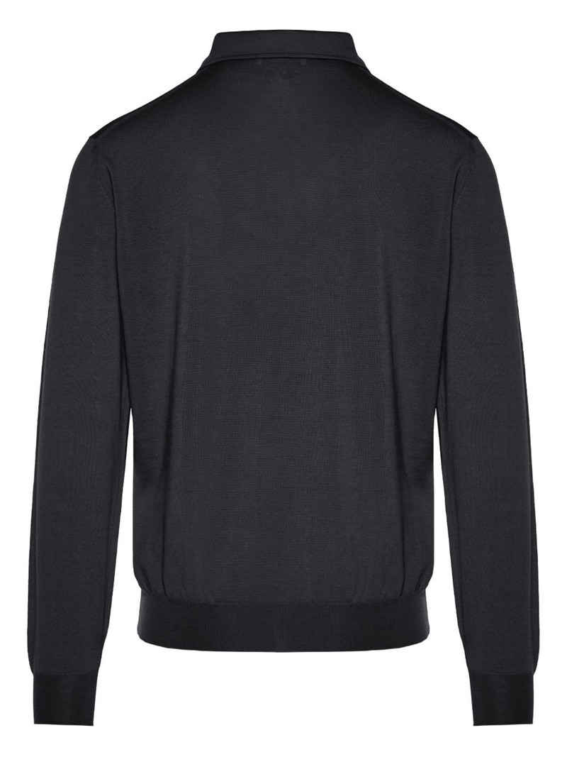 LARDINI long-sleeve polo shirt outlook