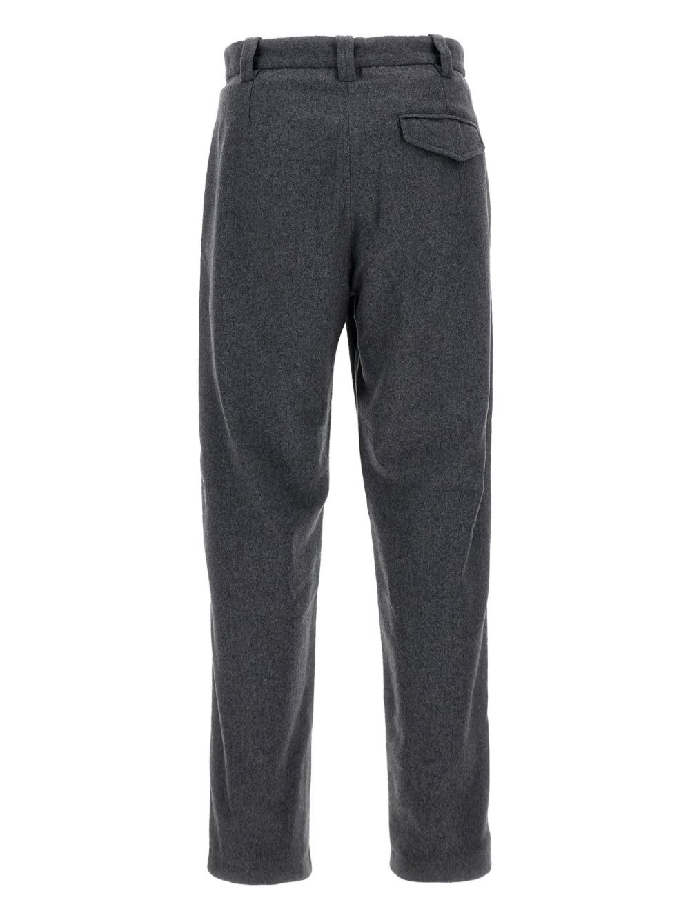 pleated wool-blend trousers - 2