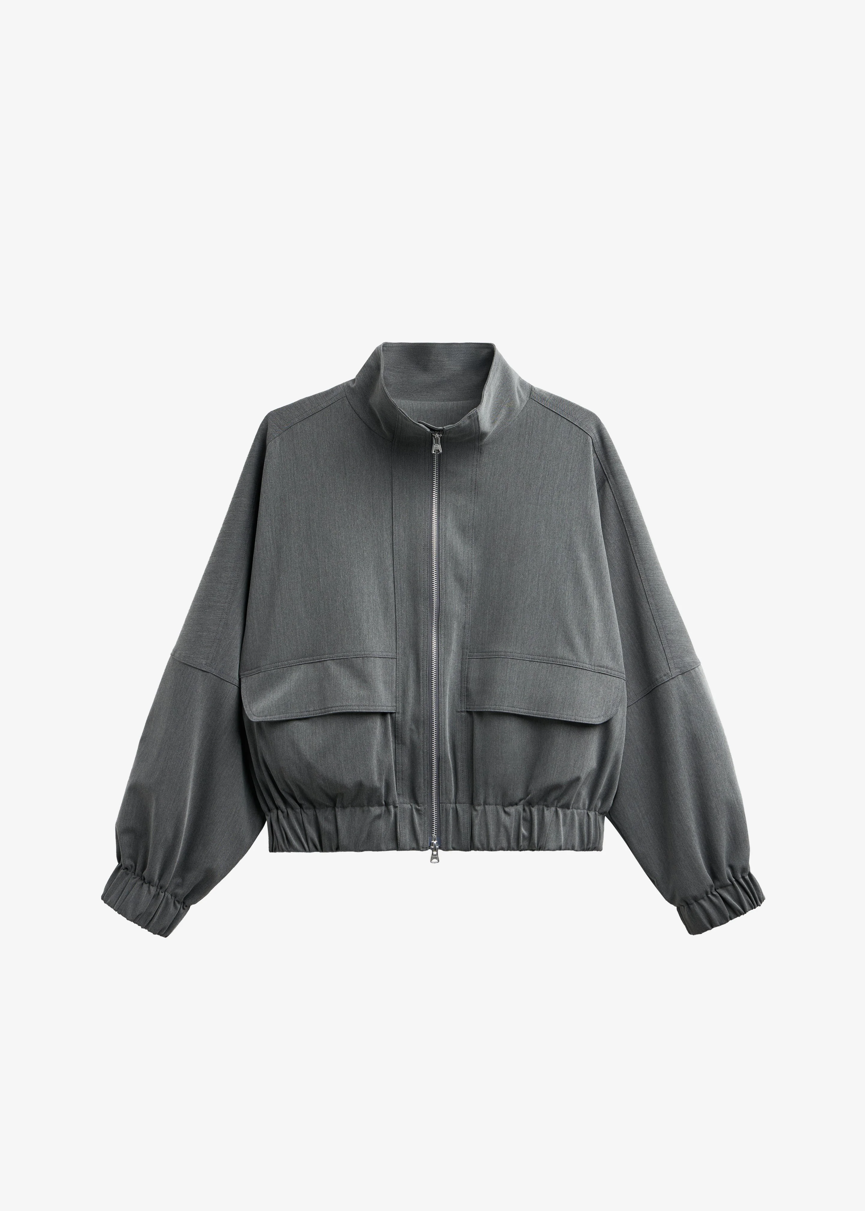 Veere Blouson Jacket - Grey - 1