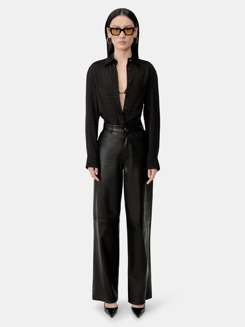 AMIRI WOMEN'S LEATHER STRAIGHT PANT outlook