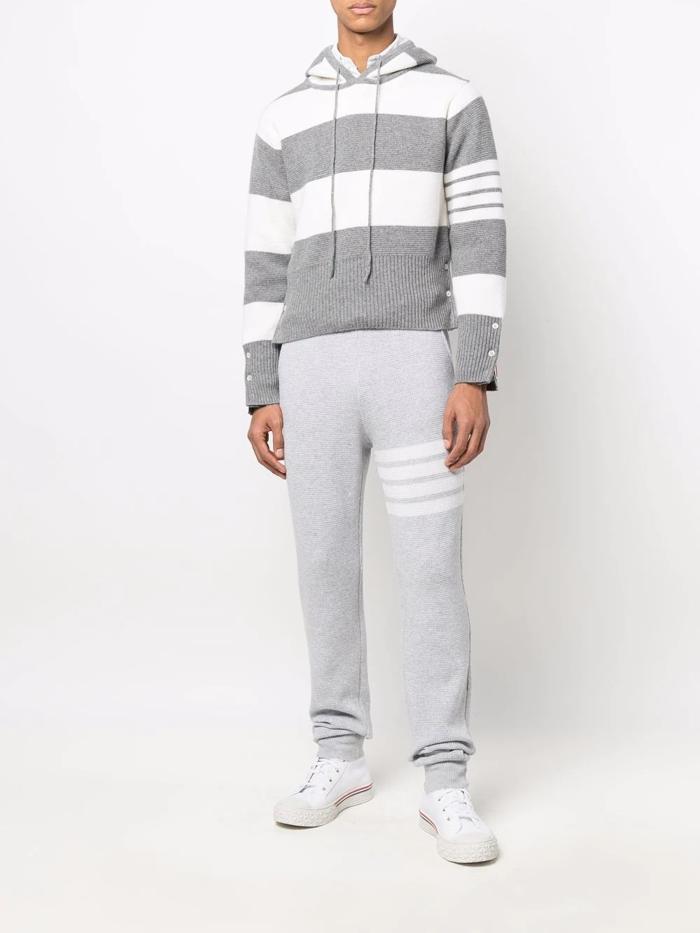 4-Bar knitted track pants - 2