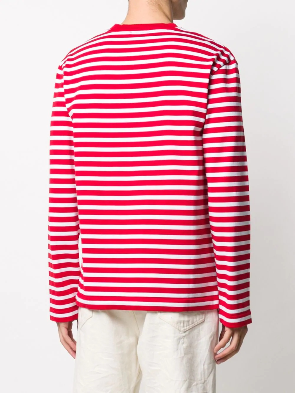 horizontal stripe sweatshirt - 5