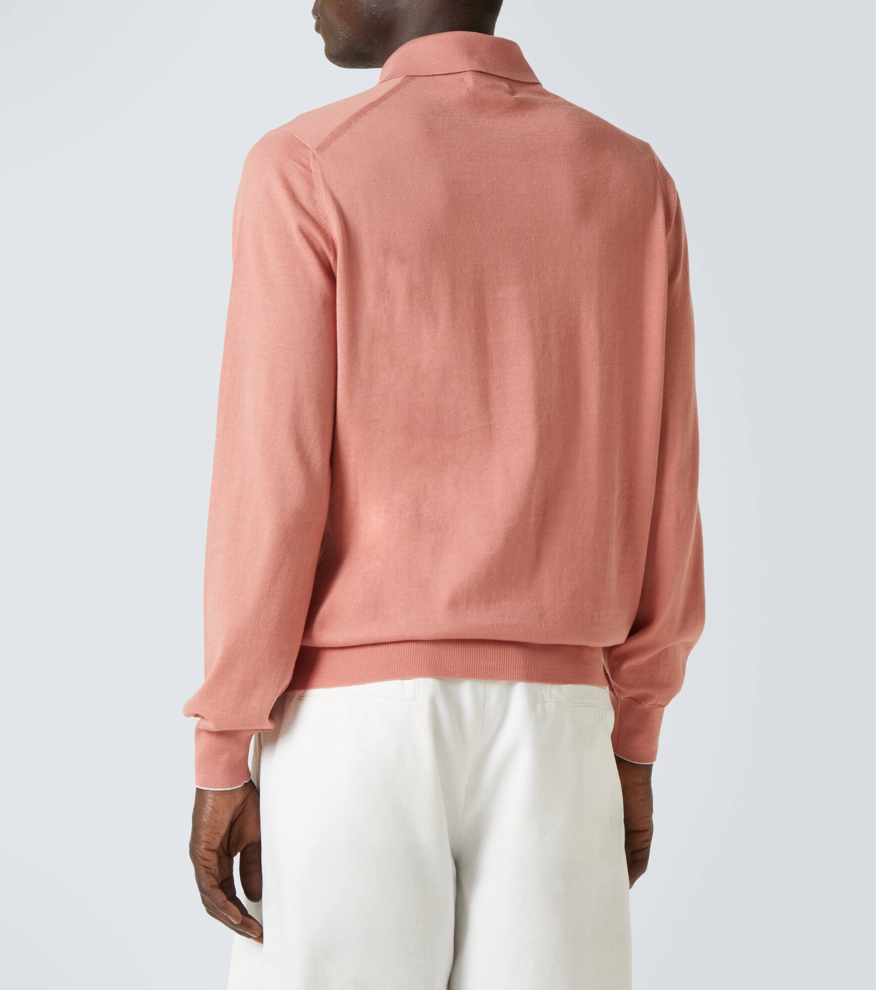 Cotton polo sweater - 4