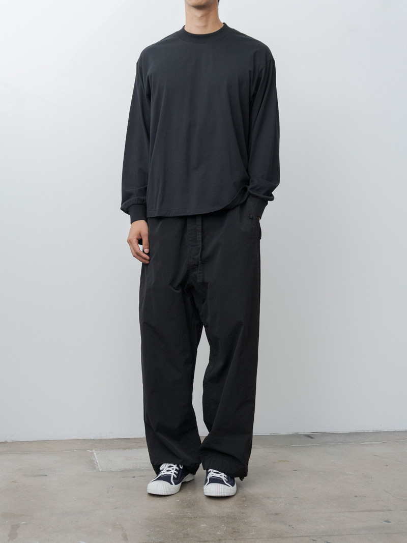 KAPTAIN SUNSHINE Suvin Supima Tube L/S Tee Light - Black outlook