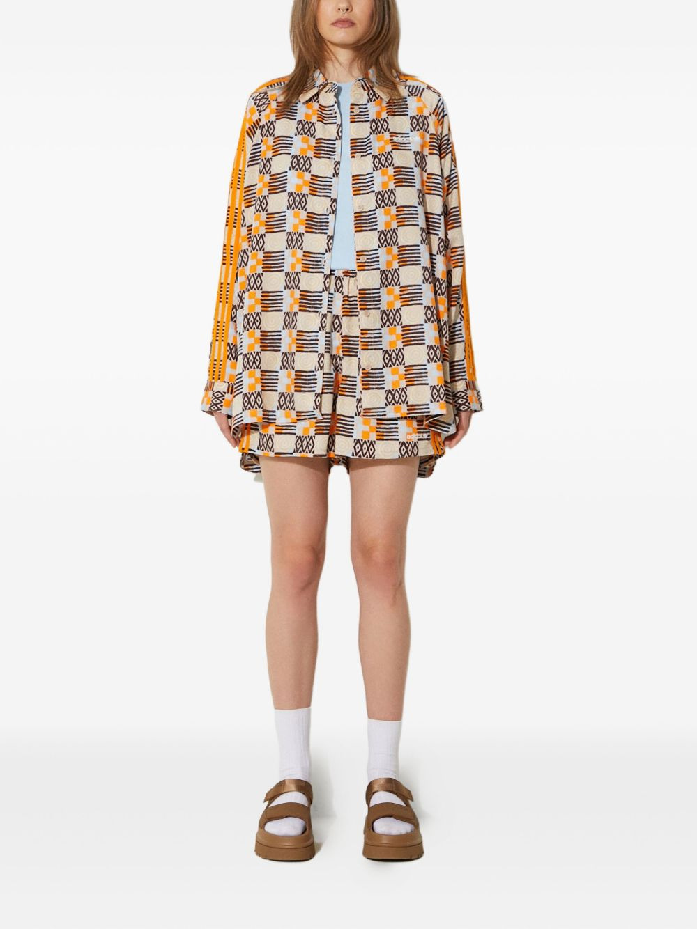 colour-block T-shirt - 2