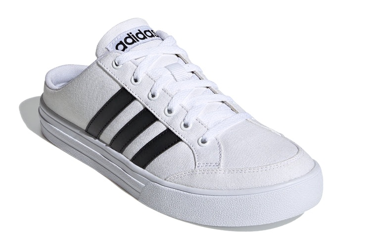 adidas VS Set Mule 'White Black' FX4849 - 3