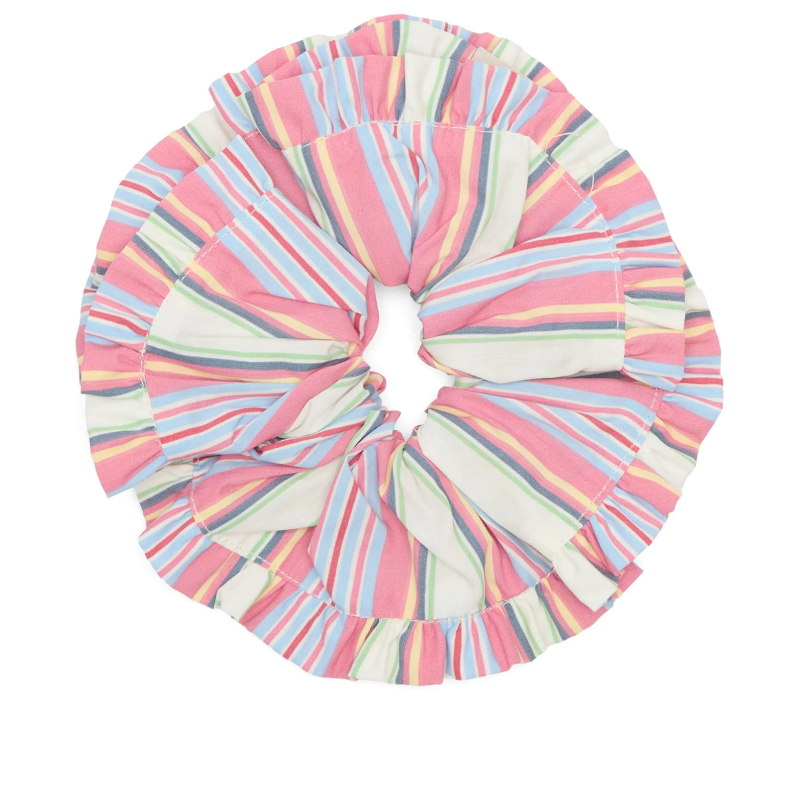 Damson Madder Frill Edge Scrunchie - 1