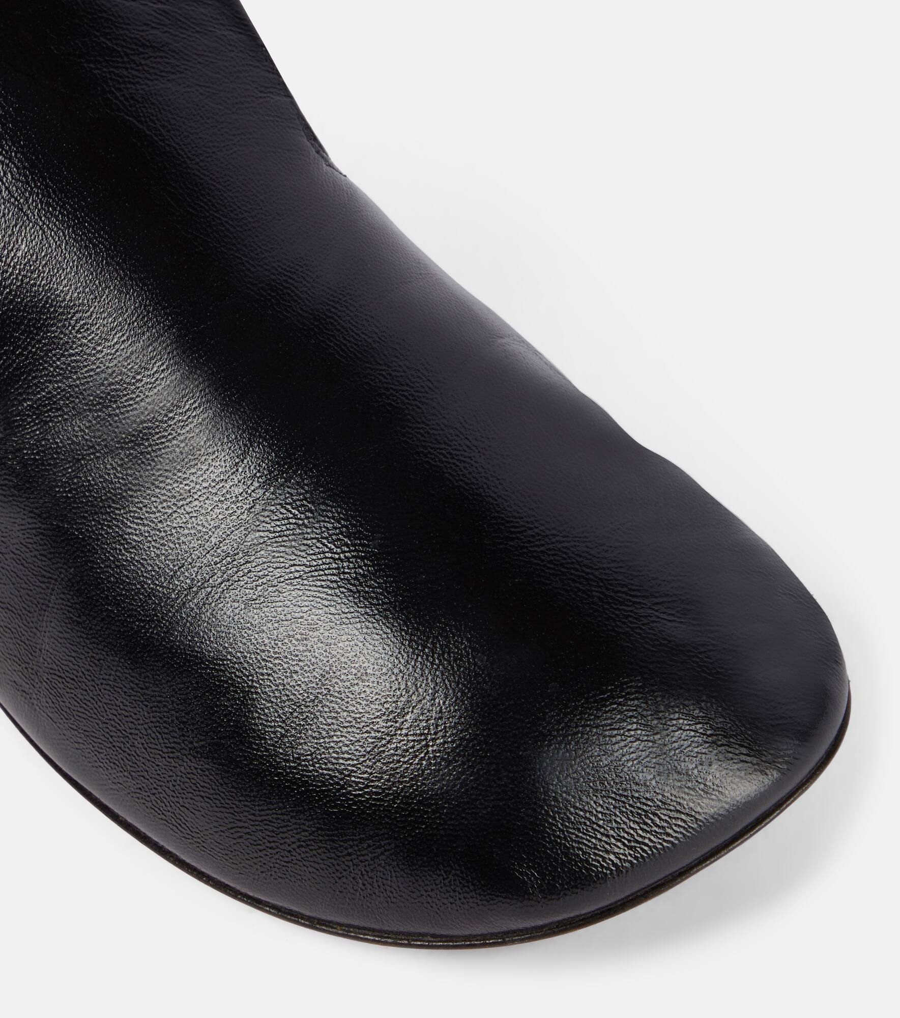 Glove leather flats - 5