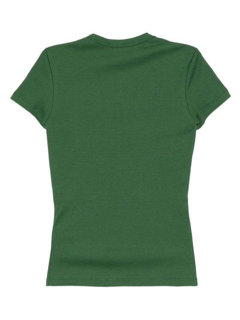 LACOSTE logo-appliqué cotton T-shirt outlook