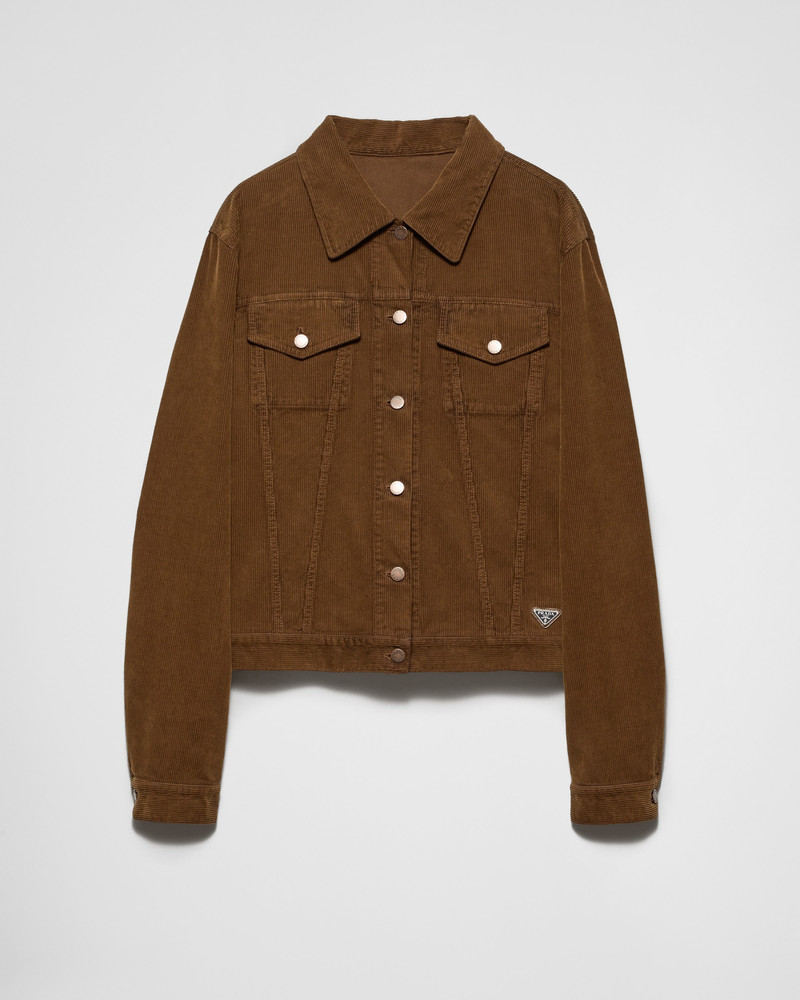 Corduroy blouson jacket 1