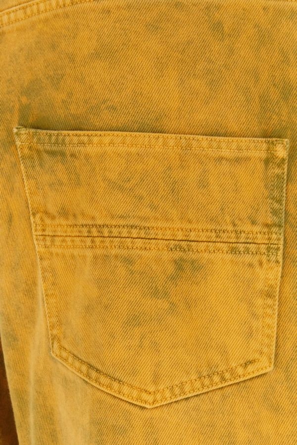 Yellow denim Warkworth jeans - 3