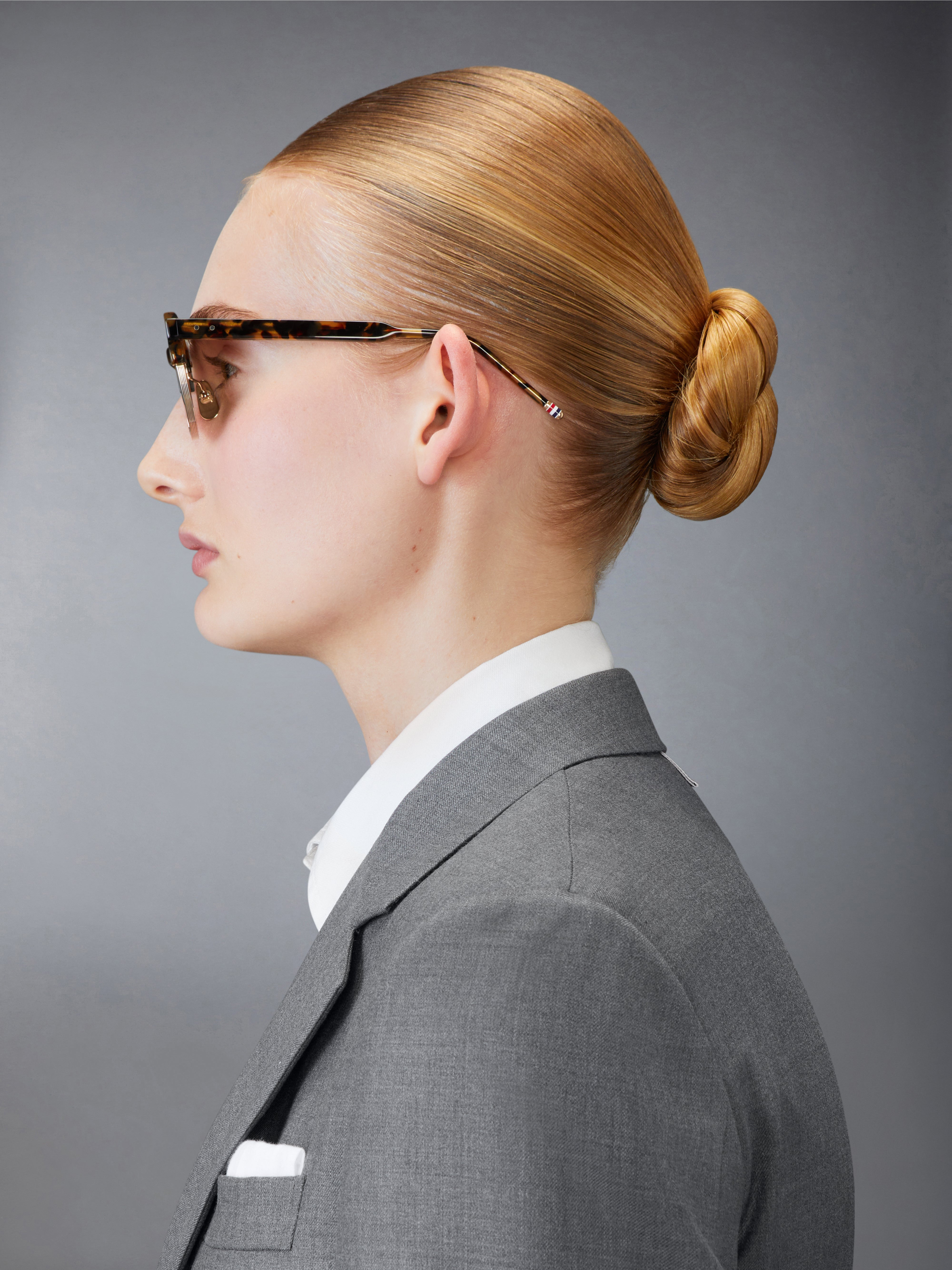 TOKYO TORTOISE AND 12K GOLD ACETATE AND TITANIUM OVAL SUNGLASSES - 5