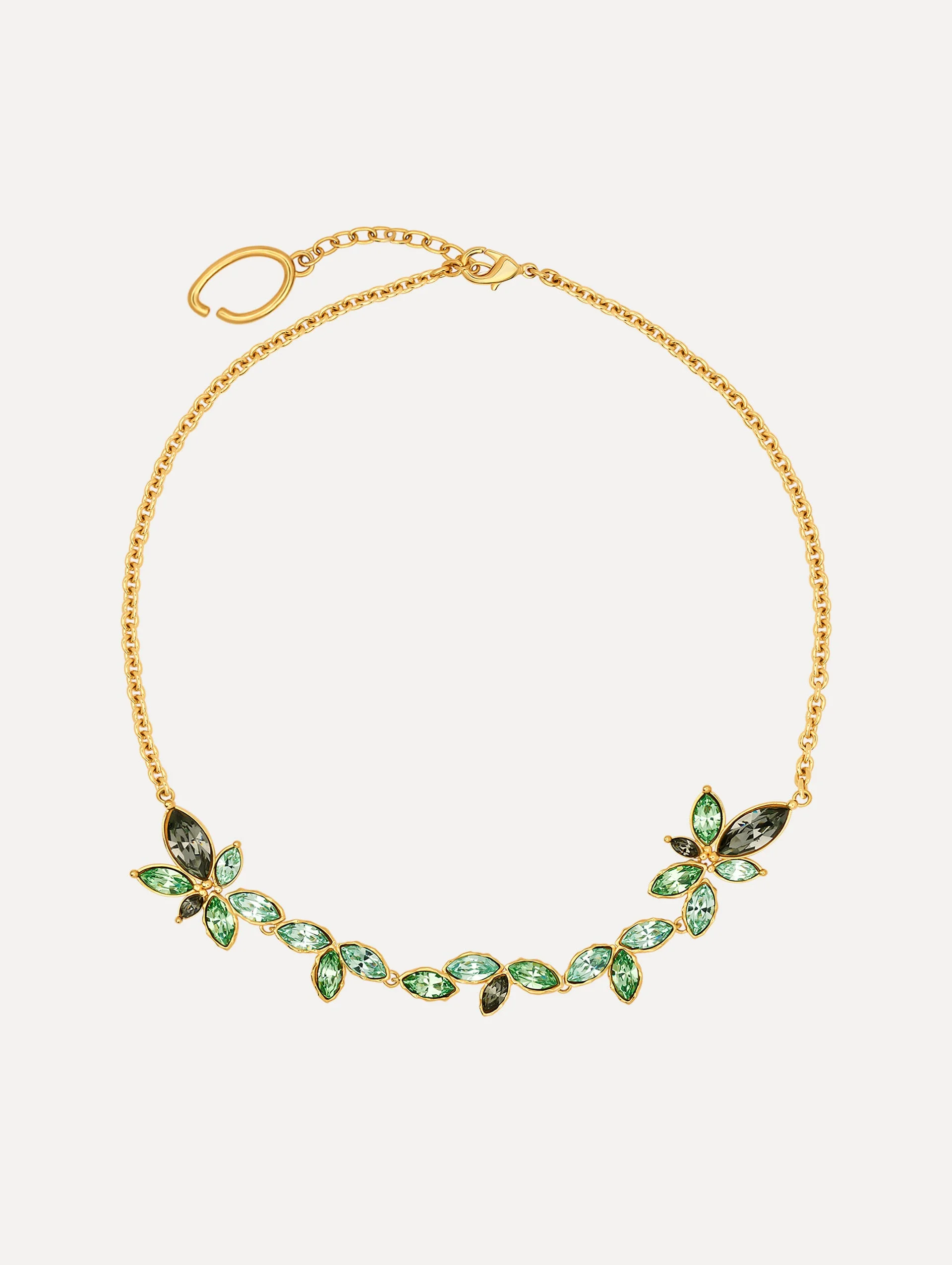 NAVETTE CRYSTAL NECKLACE - 1