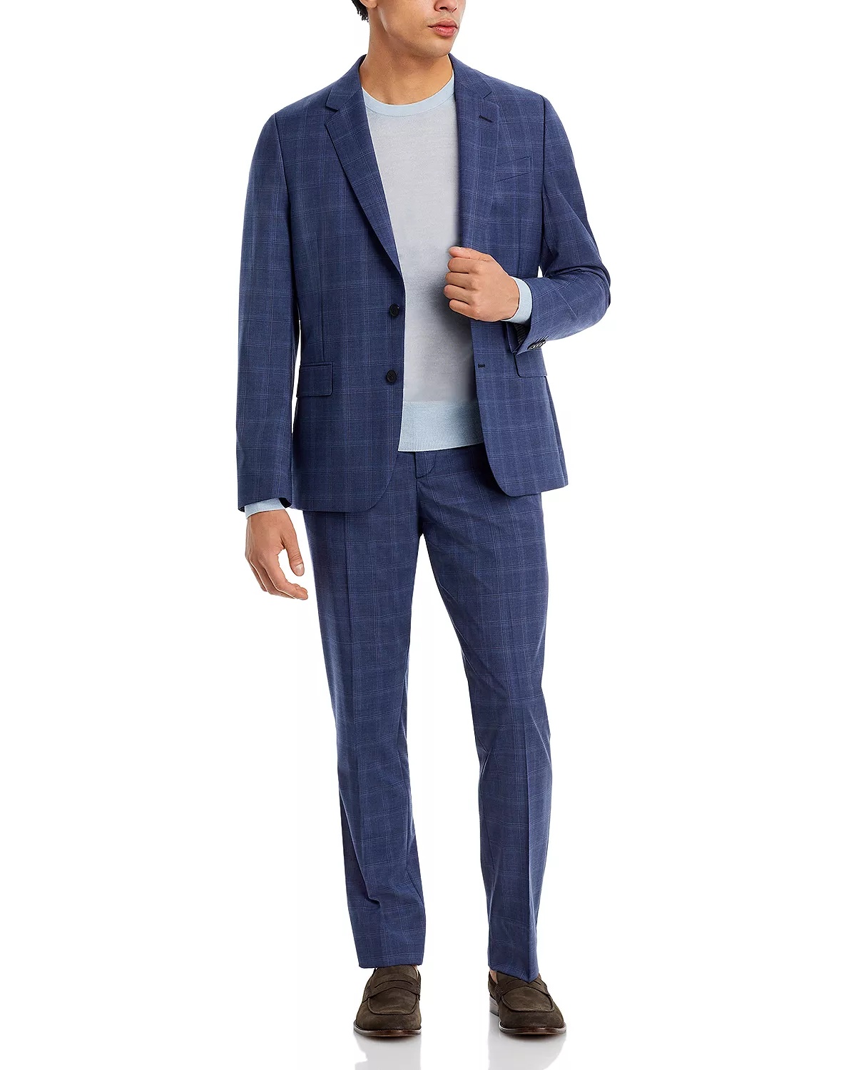 Soho Plaid Extra Slim Fit Suit - 2