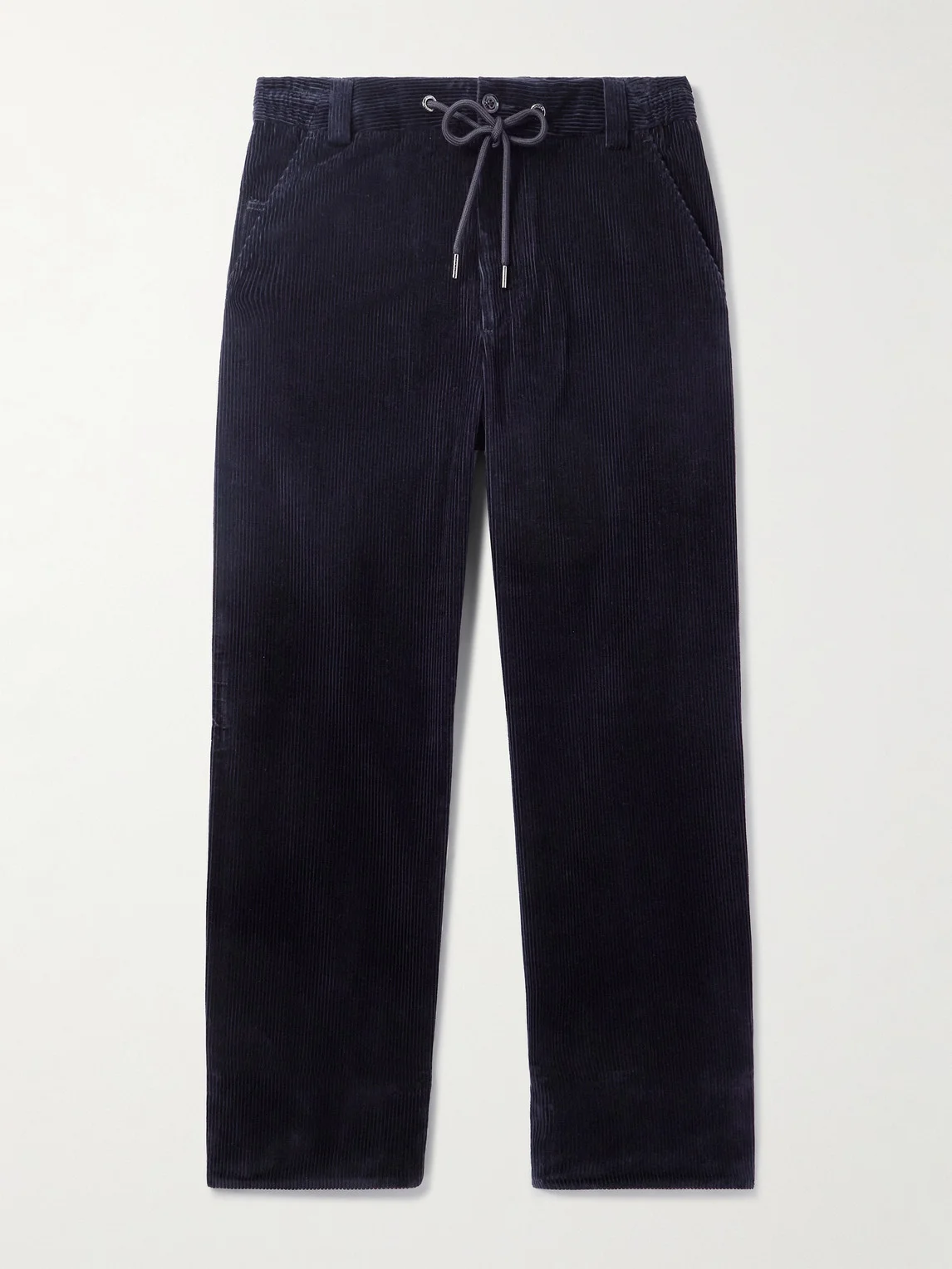 Straight-Leg Cotton-Corduroy Trousers - 1