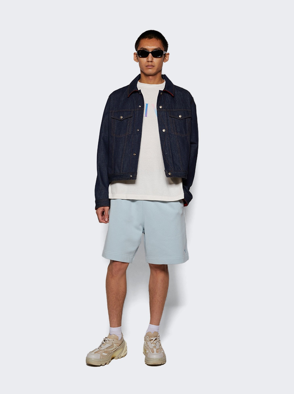 Fleece Bermuda Shorts Sky Blue - 2