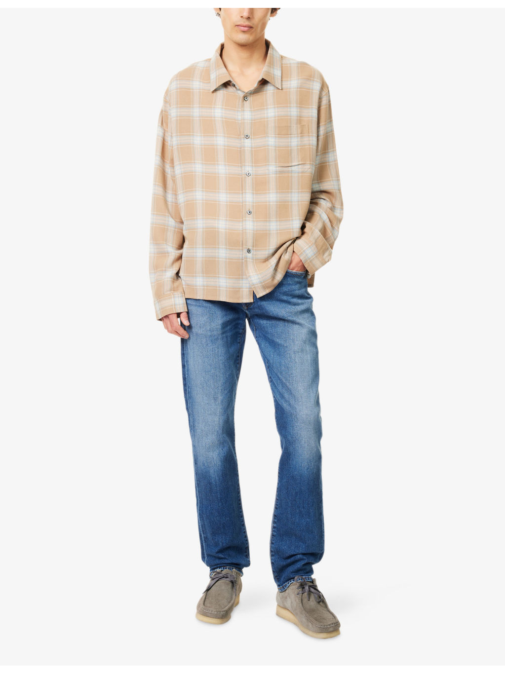 Gage Straight-Leg Stretch-Denim Jeans - 2