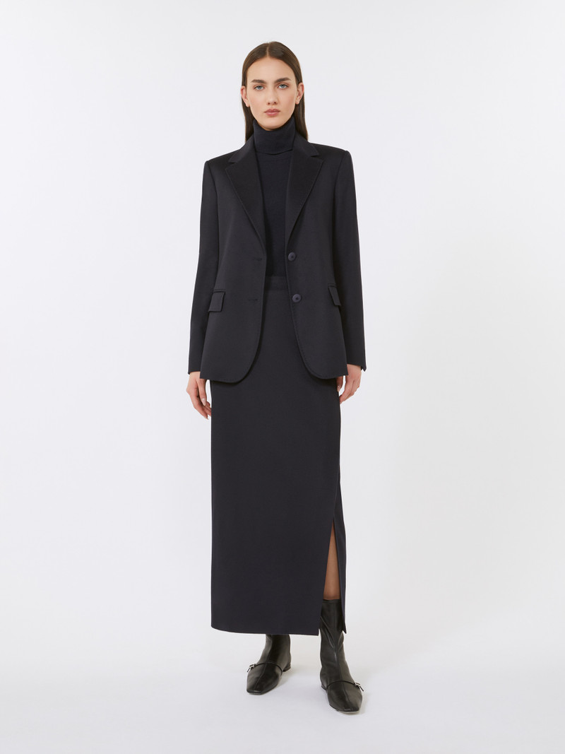 Max Mara FOLGORE Single-breasted wool broadcloth blazer outlook