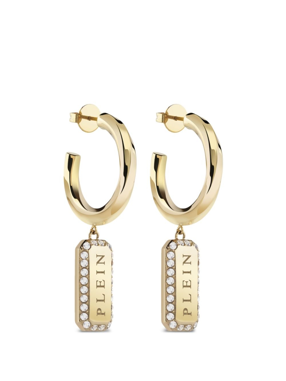 Crystal Tag earrings - 2