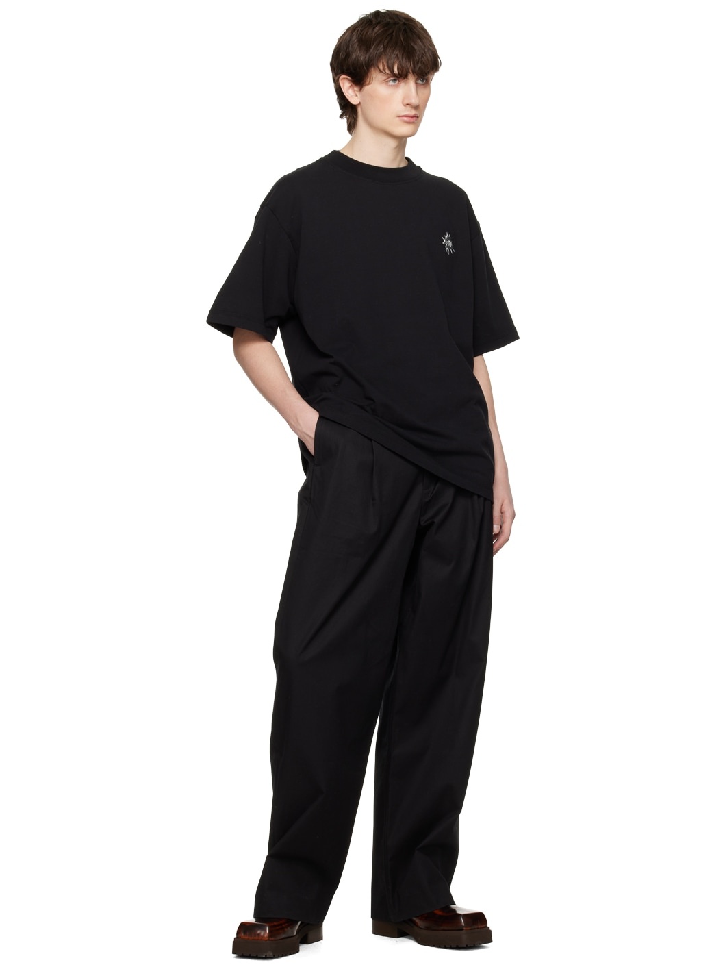 【関税込み】EYTYS ブラック Ferris Tシャツ EYTYS Black Ferris T-Shirt | REVERSIBLE