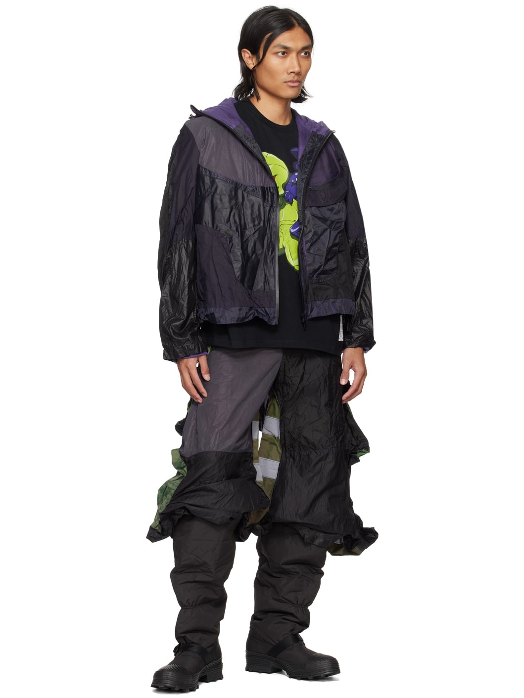 Purple & Black M Jacket - 4
