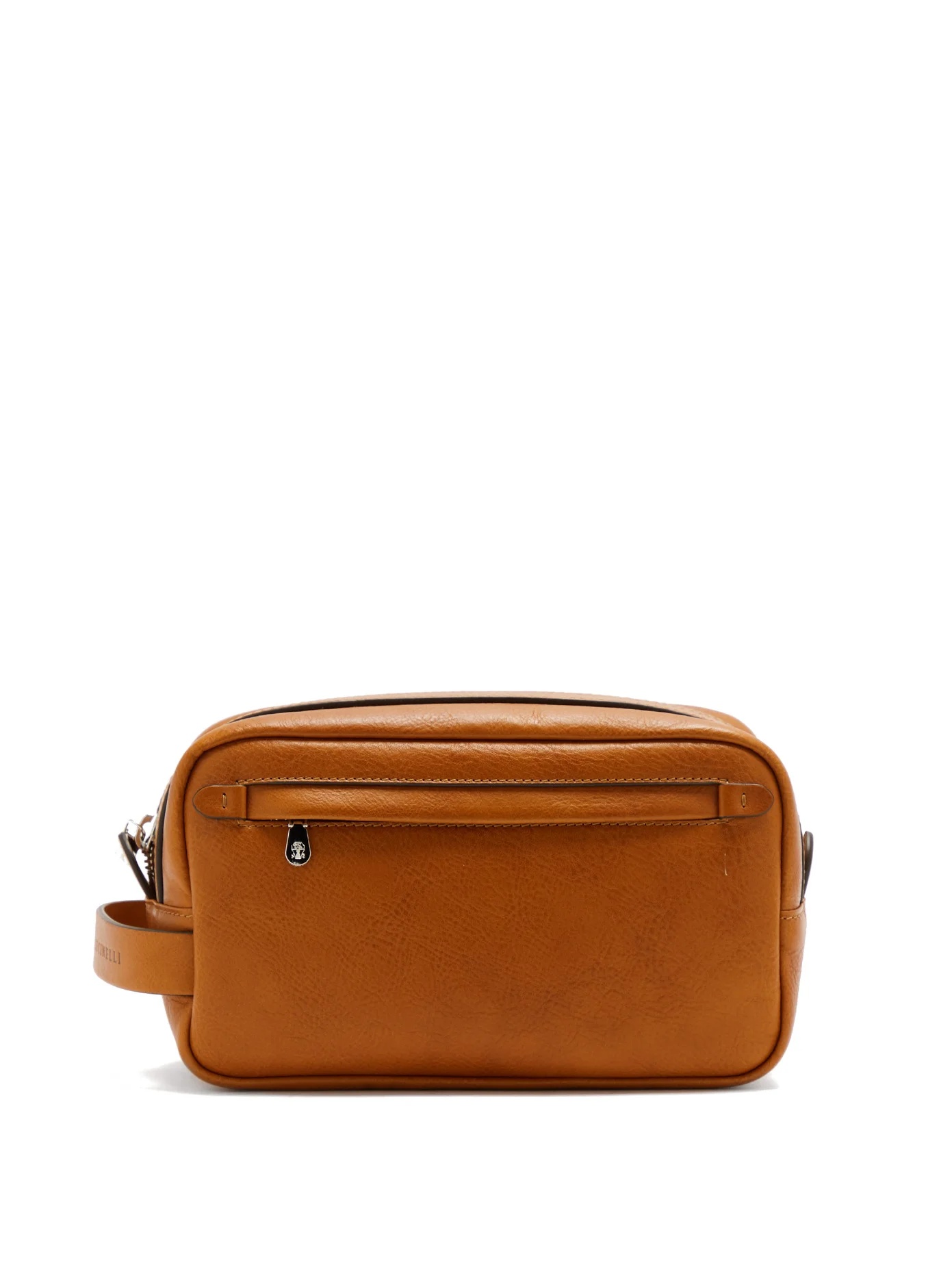 Grained-leather washbag - 1