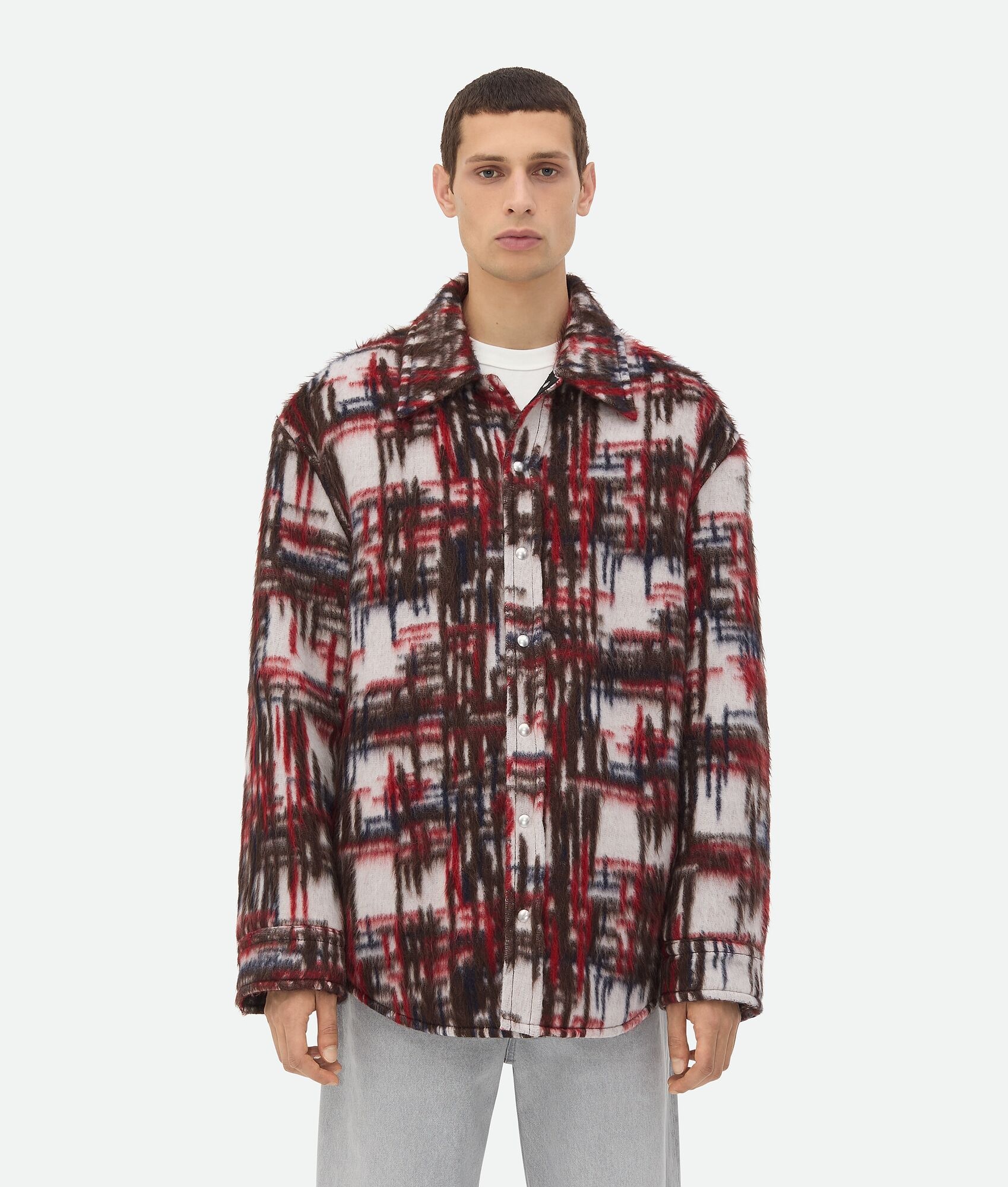 Alpaca Check Overshirt - 1