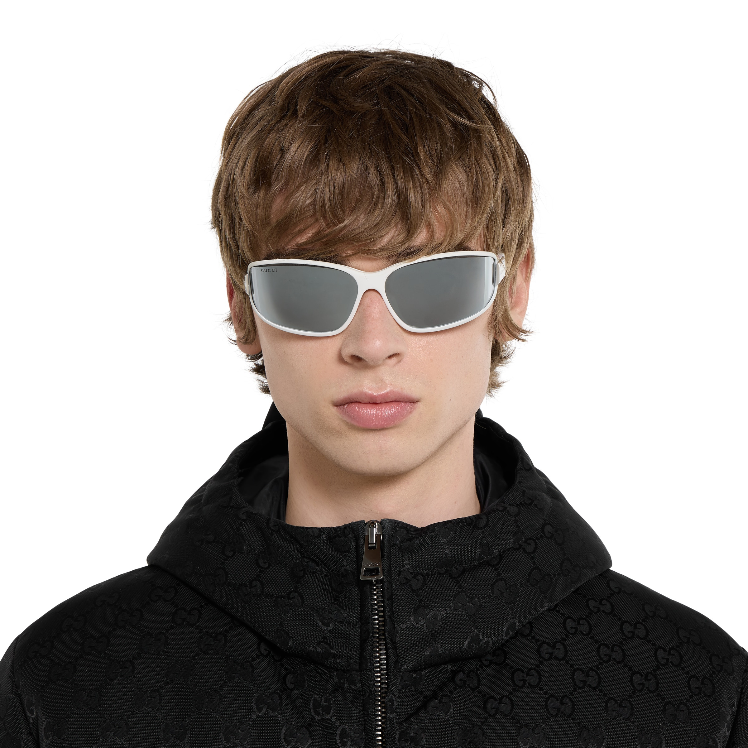Rectangular frame sunglasses - 3