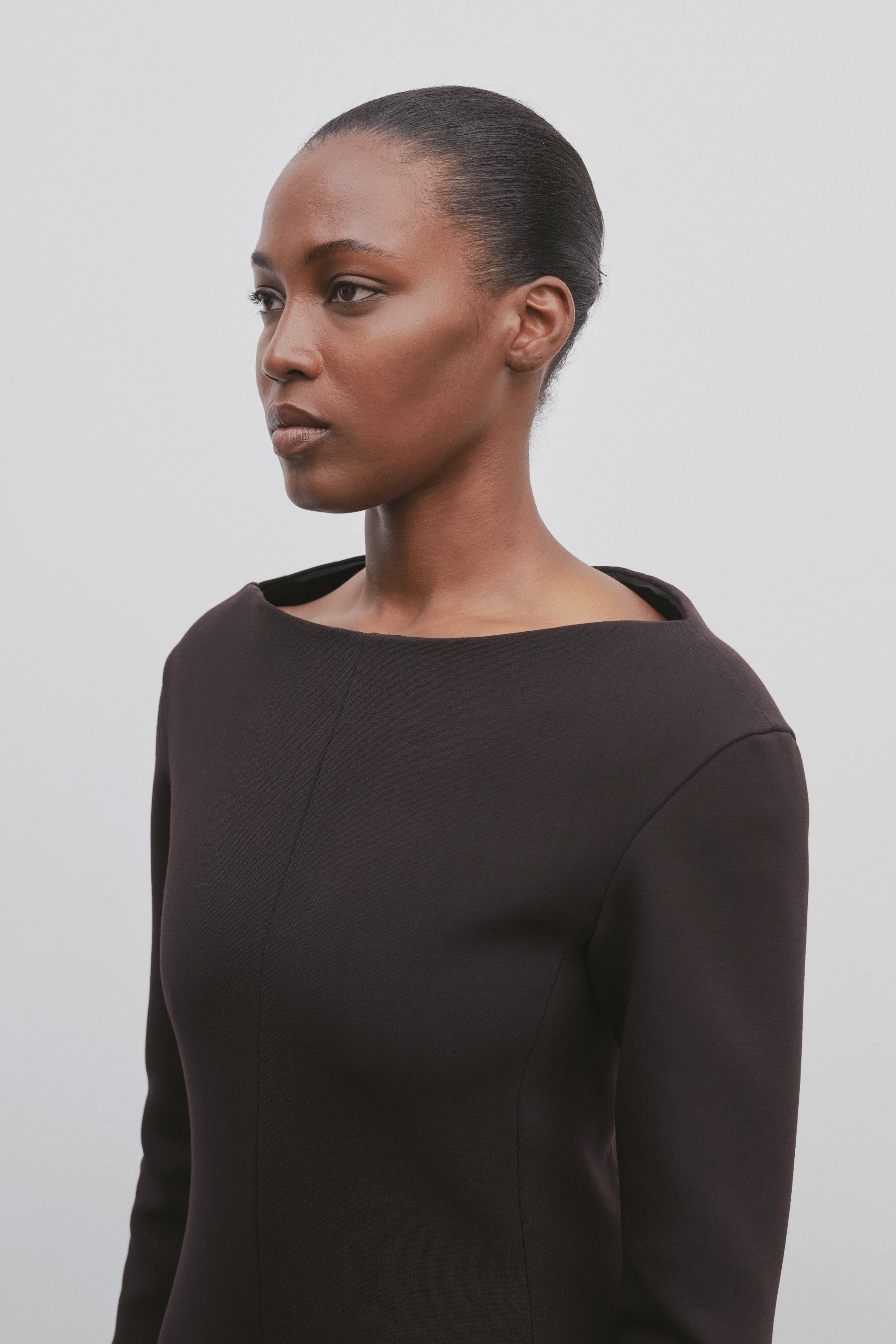 Reysha Dress in Virgin Wool - 6