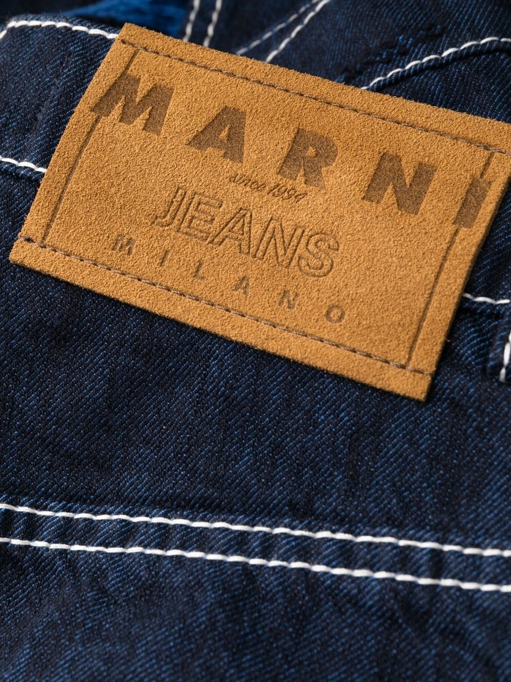 distressed straight-leg jeans - 6