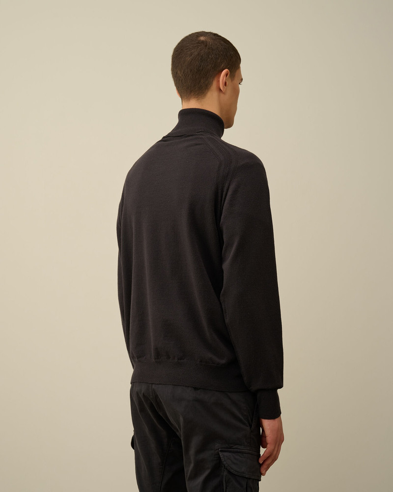 Extra Fine Merino Wool Turtleneck Knit 3
