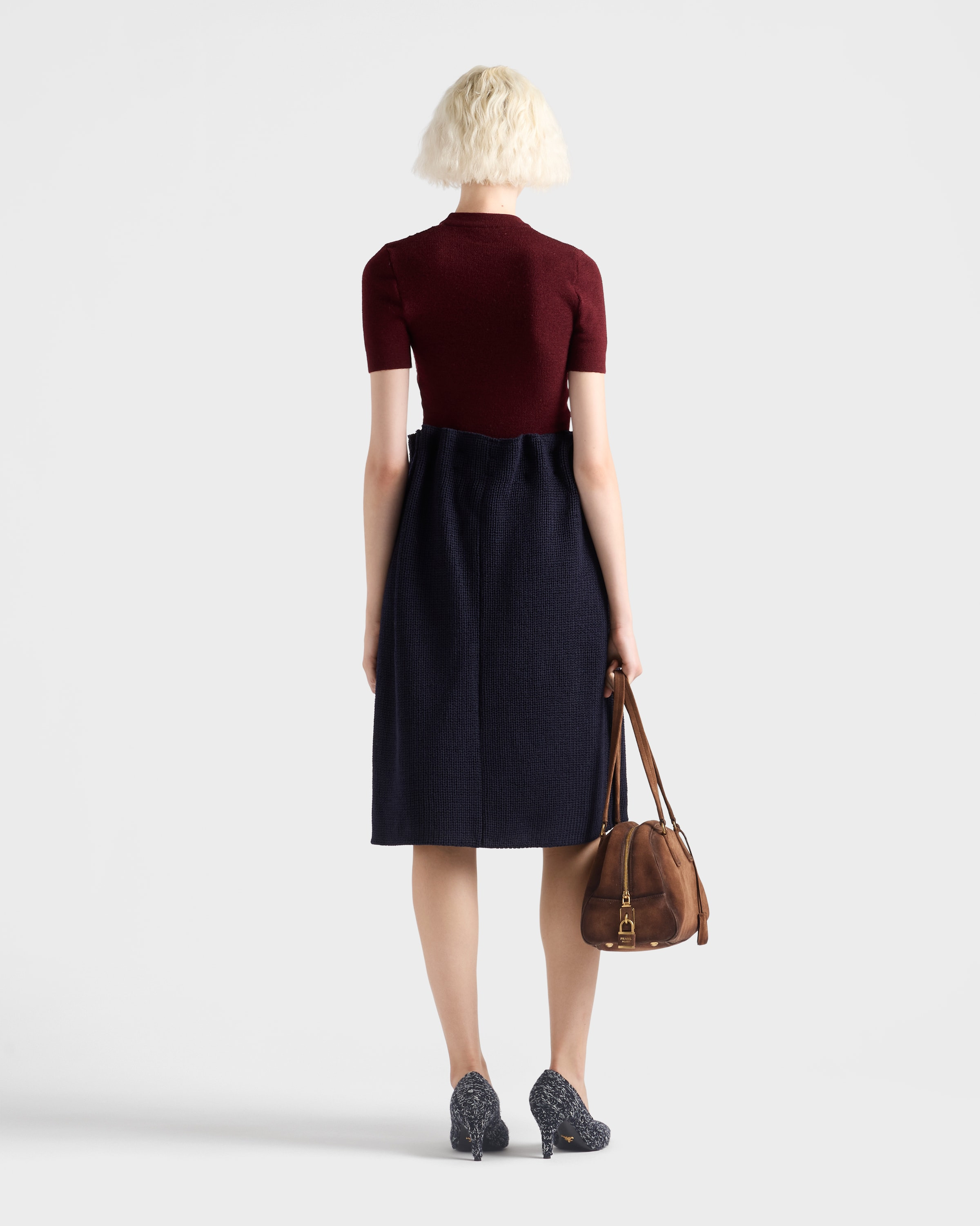 Wool knit midi skirt - 5
