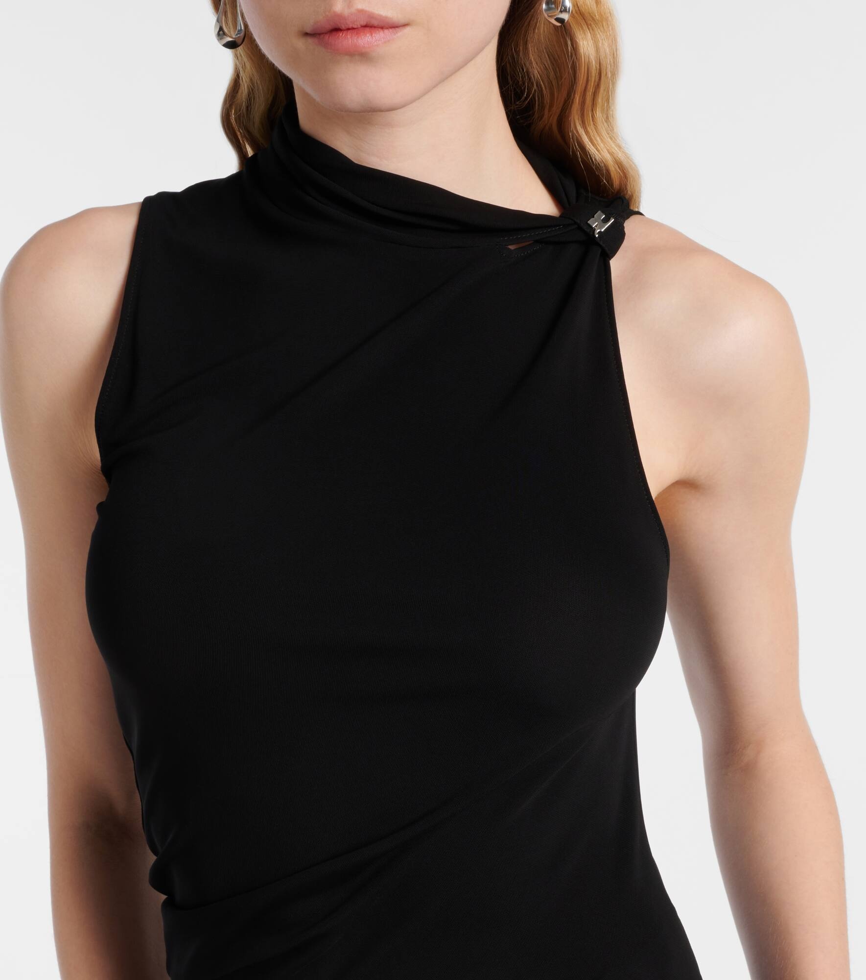 Draped maxi dress - 4