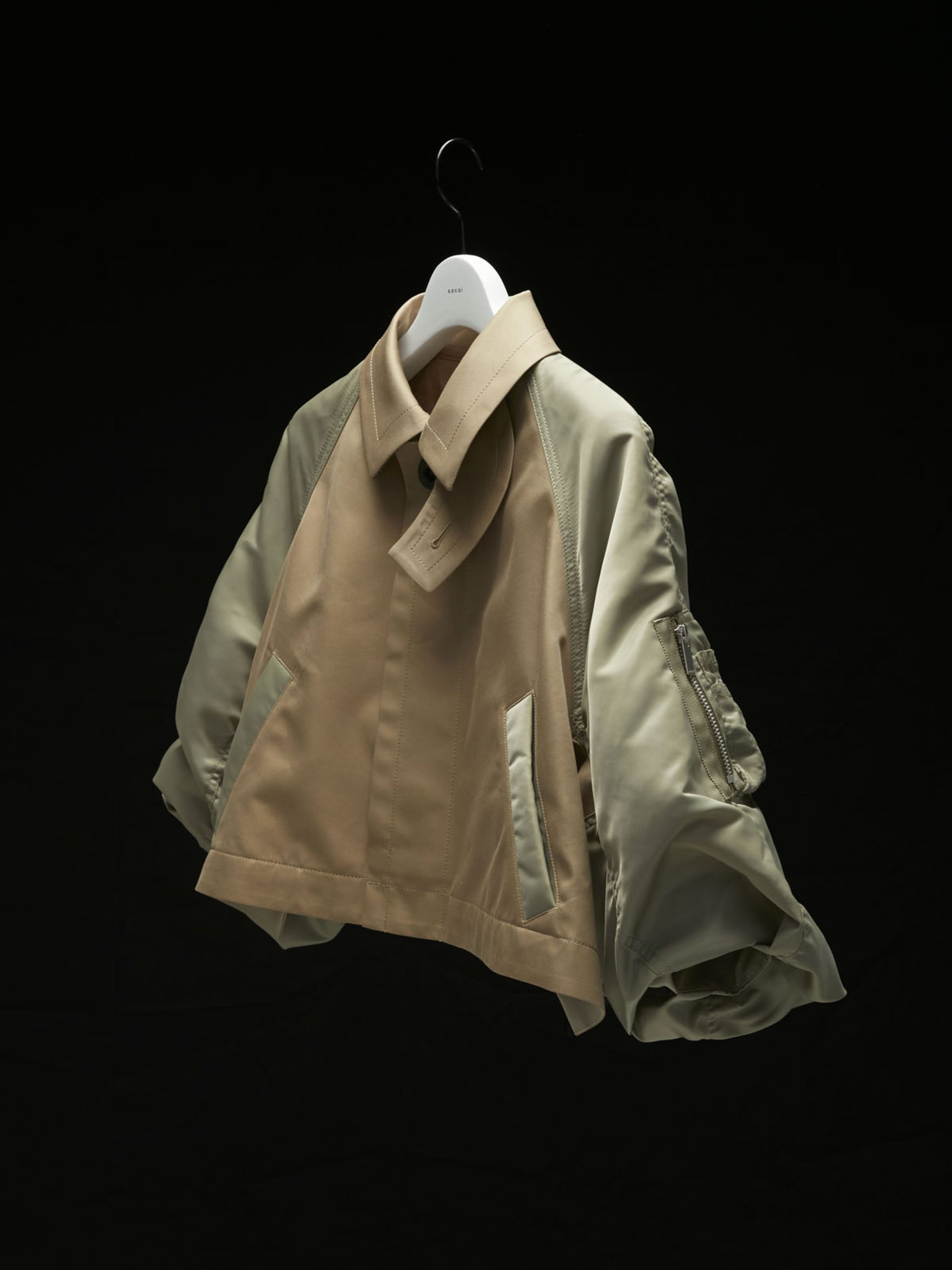 Cotton Gabardine x Nylon Twill Jacket - 2