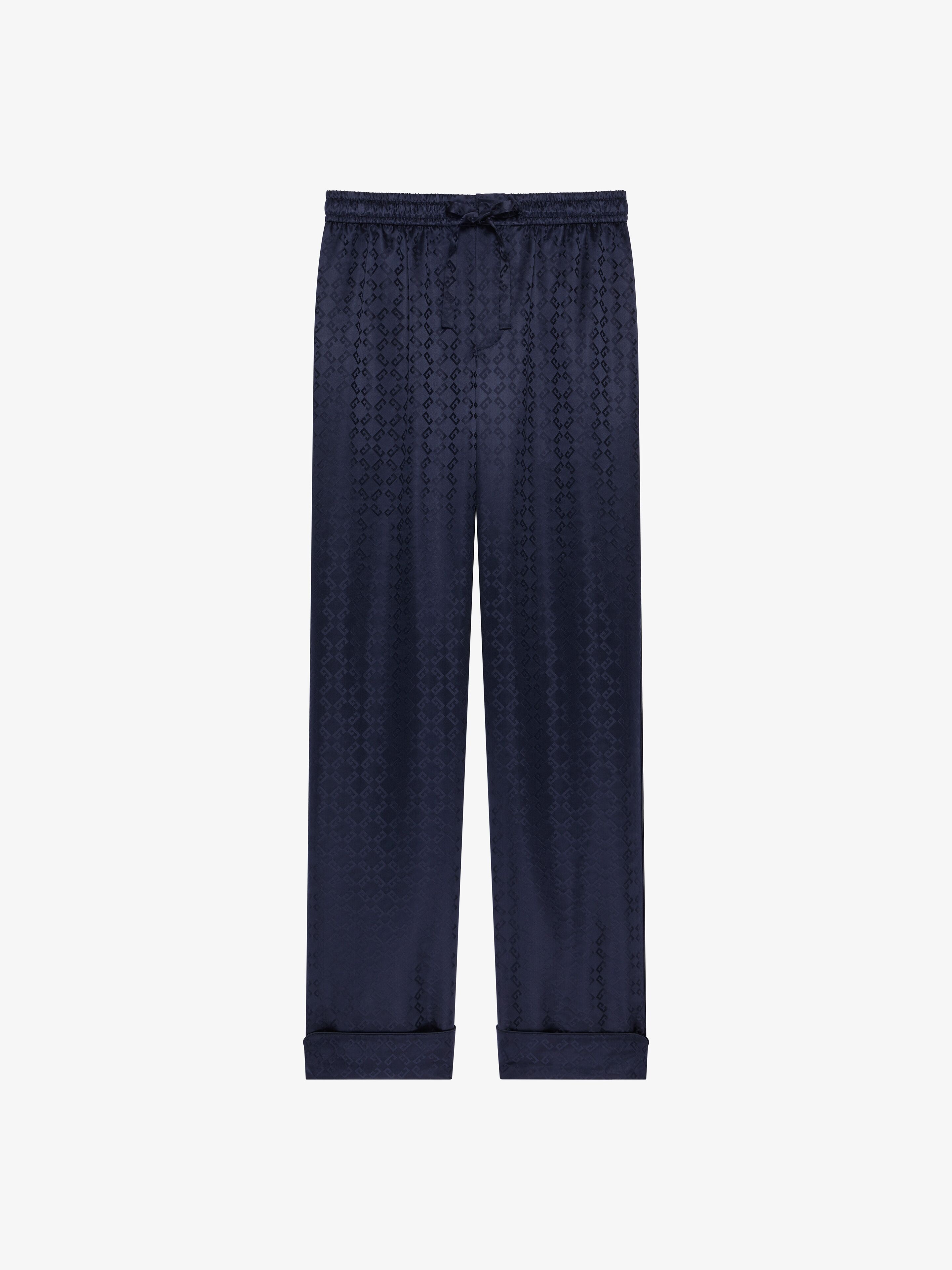 PYJAMAS PANTS IN MONOGRAM 72 JACQUARD - 1