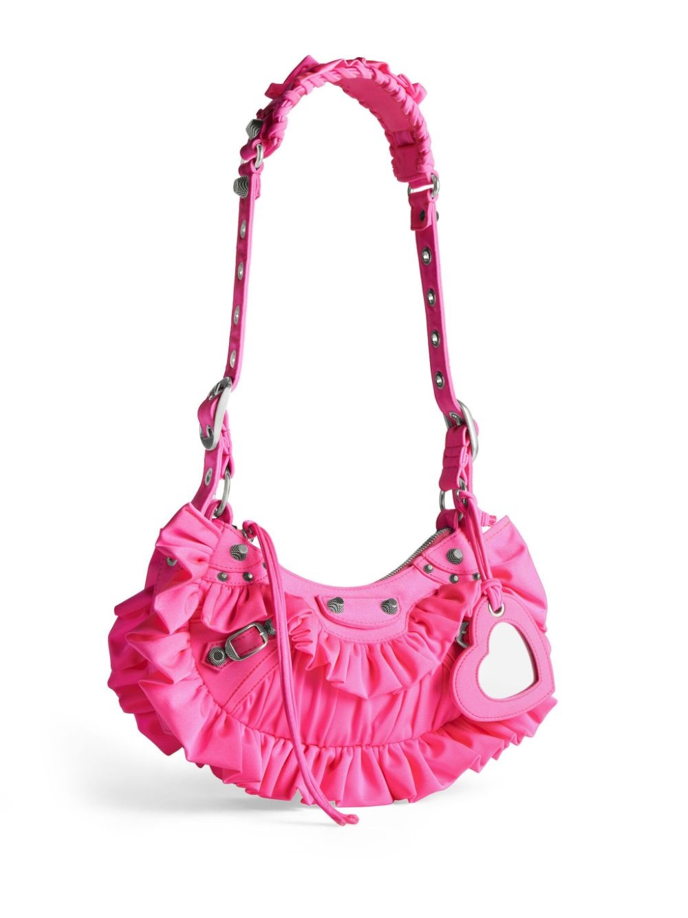 Le Cagole ruffles shoulder bag - 4