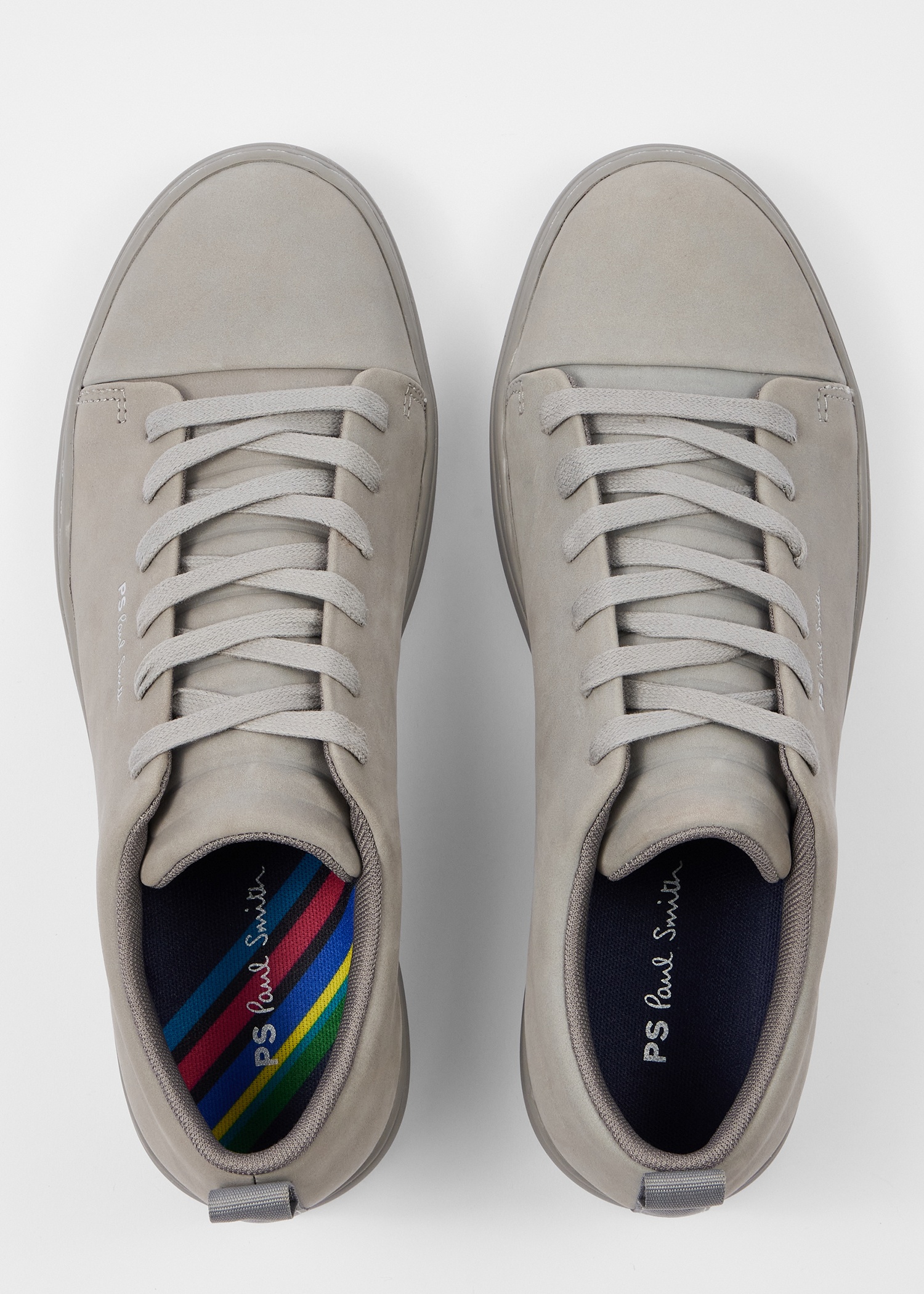 Grey Nubuck 'Lee' Trainers - 6