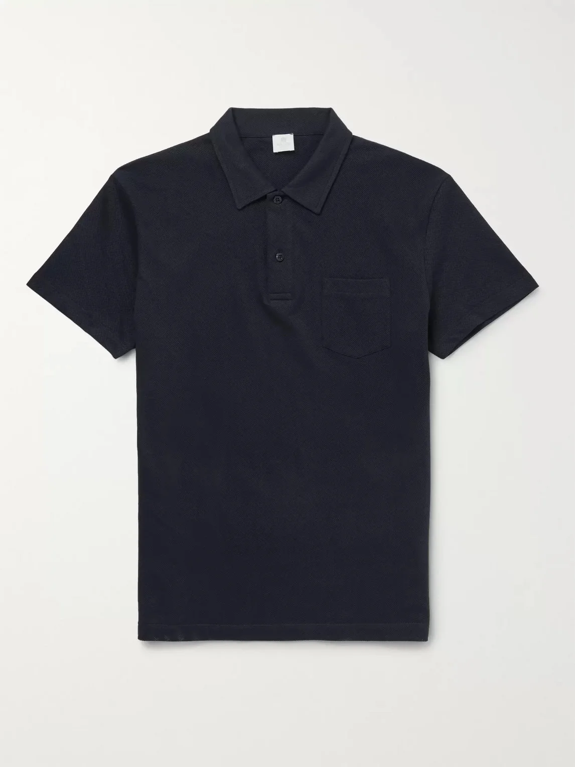 Riviera Slim-Fit Cotton-Mesh Polo Shirt - 1