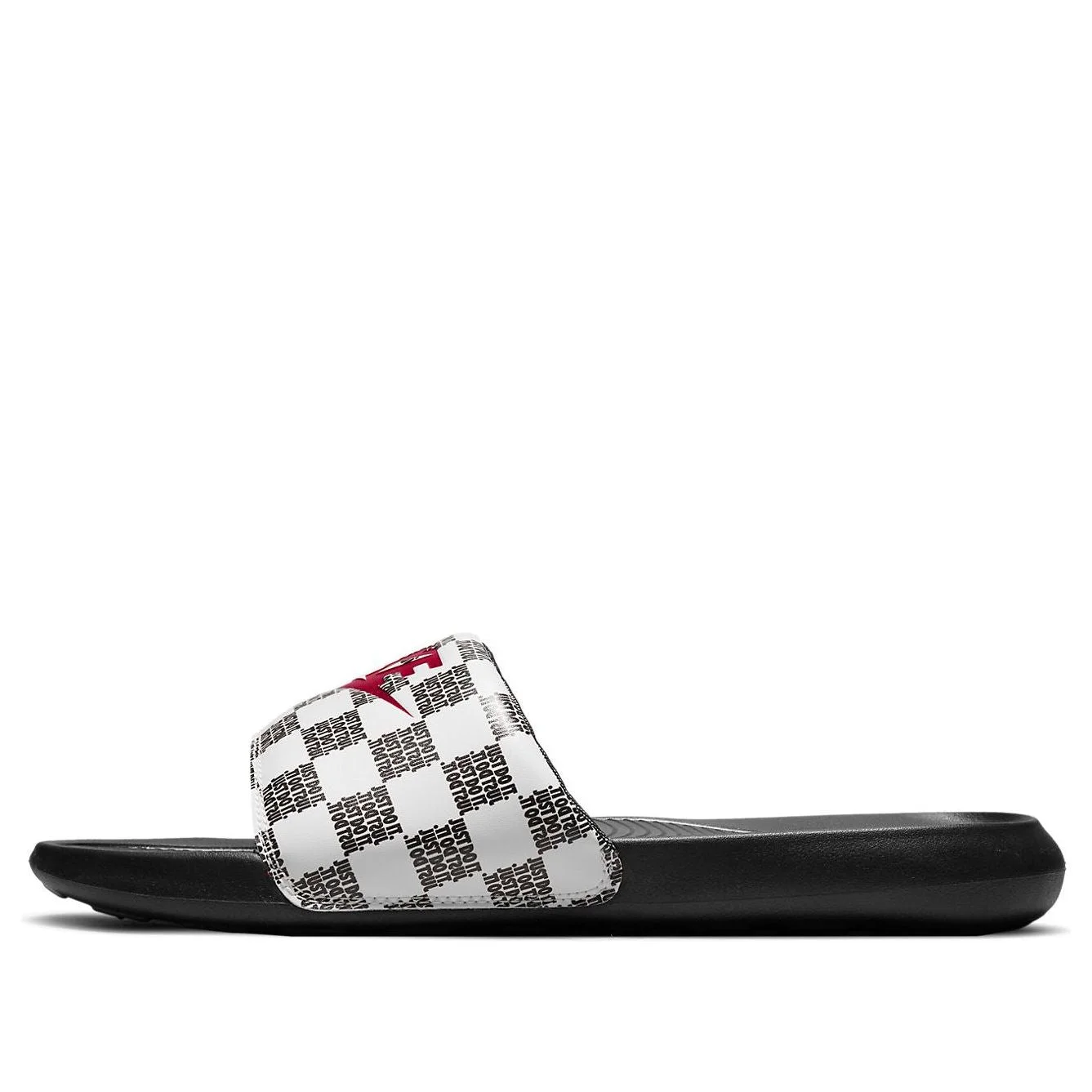 Nike Victori One Black/White/Red Slipper CN9678-102 - 1