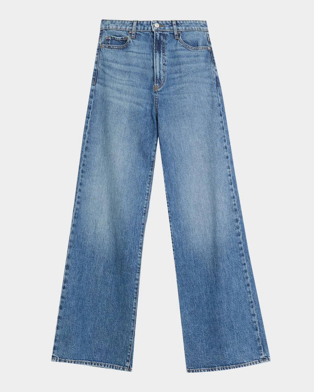 Frances High-Rise Wide-Leg Jeans - 1