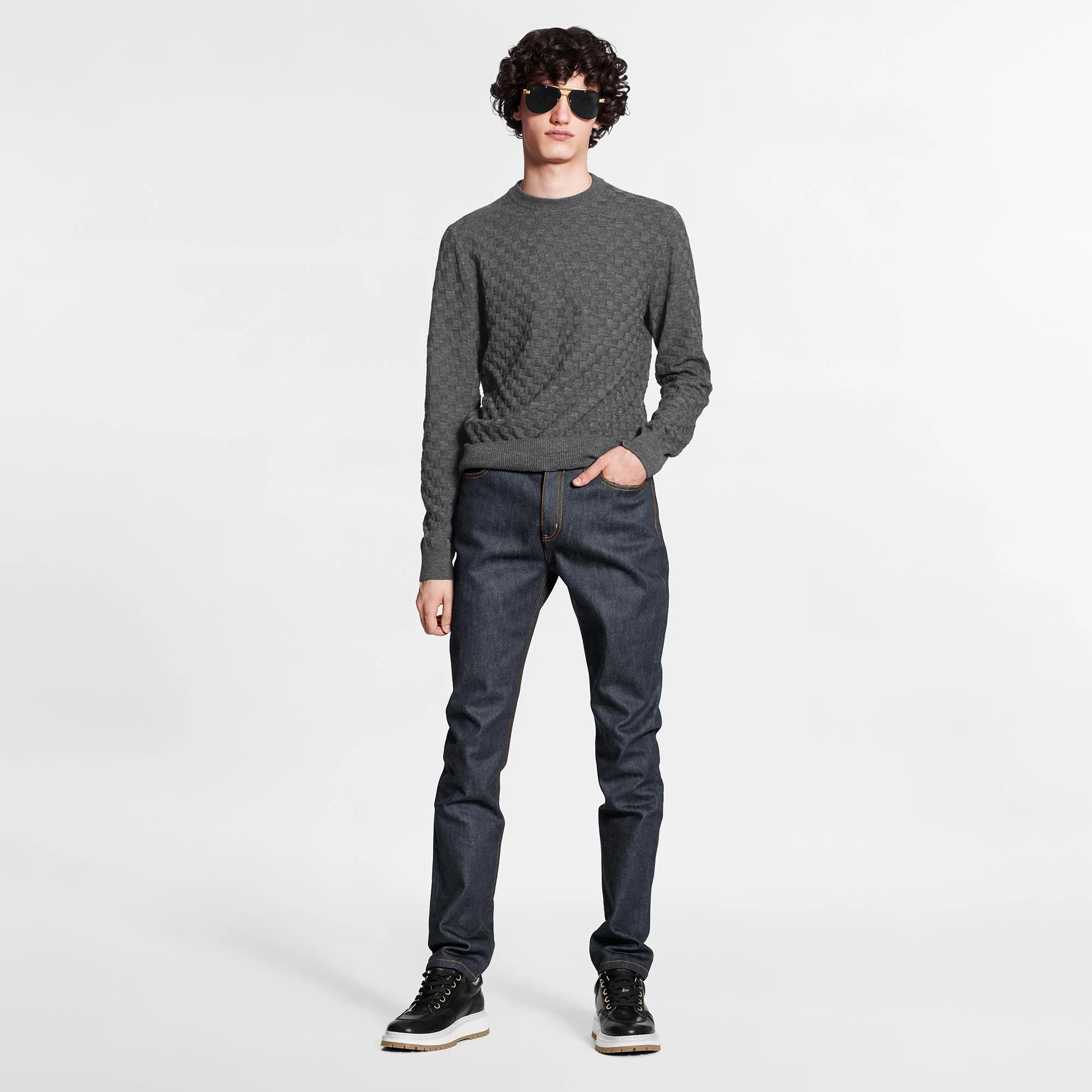 Damier Signature Crewneck - 5